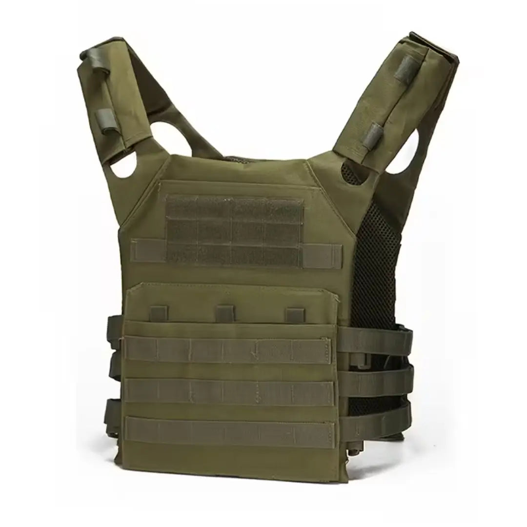 Taktická vesta Plate Carrier, systém MOLLE, nastavitelná