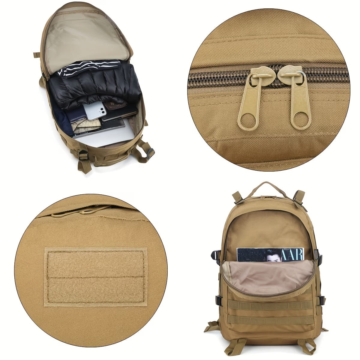 Taktický turistický batoh 30L s MOLLE systémem