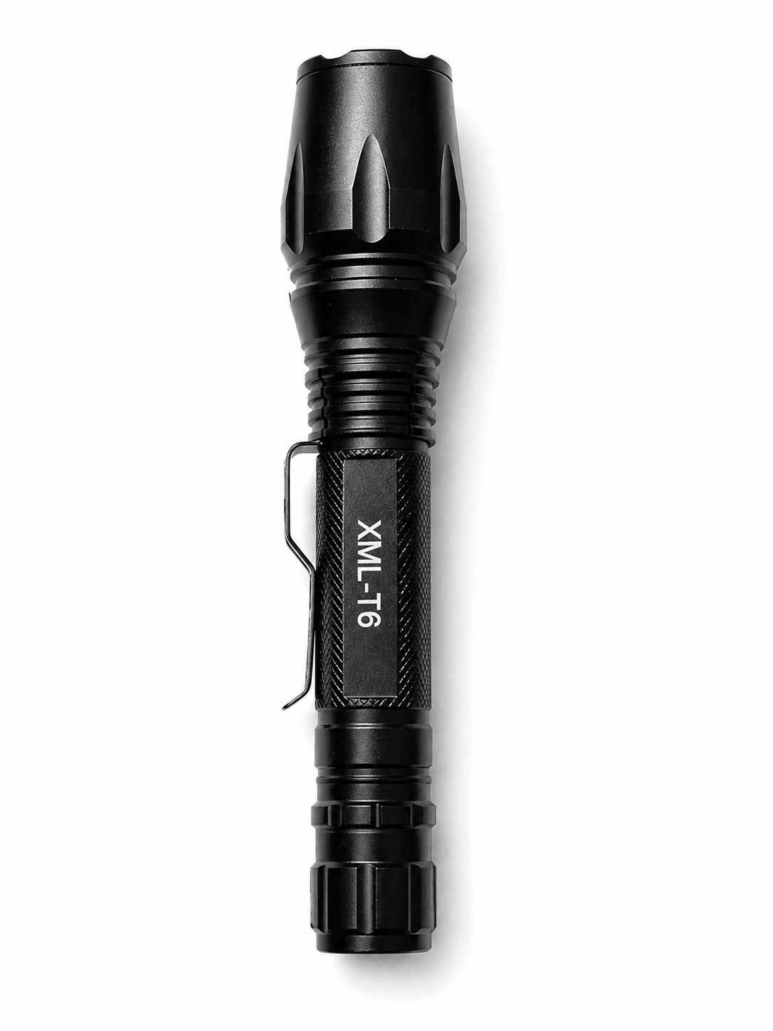 Taktická LED svítilna Black Airsoft sada s bateriemi a nabíječkou