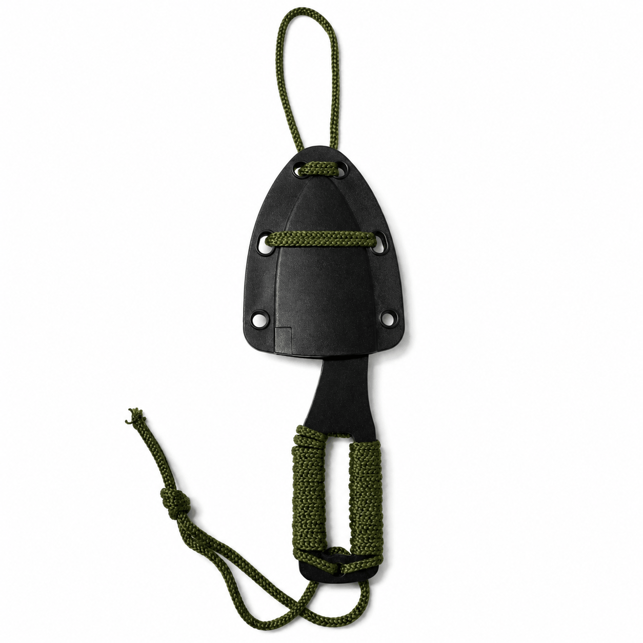 Taktický nůž KEYD Black Airsoft na krk s pouzdrem
