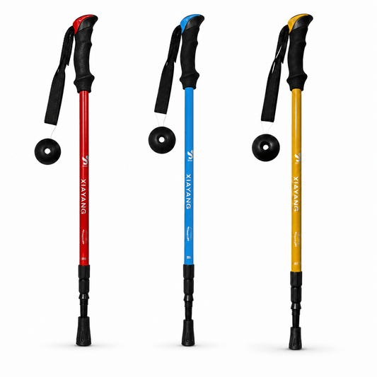 Băț telescopic pentru drumeții, Anti-Shock, 65–135 cm