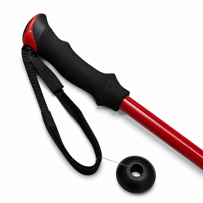 Băț telescopic pentru drumeții, Anti-Shock, 65–135 cm