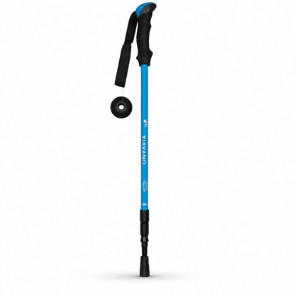 Băț telescopic pentru drumeții, Anti-Shock, 65–135 cm