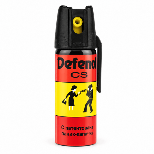 Spray de protecție Defenol CS 50 ml cu capac de siguranță și clips